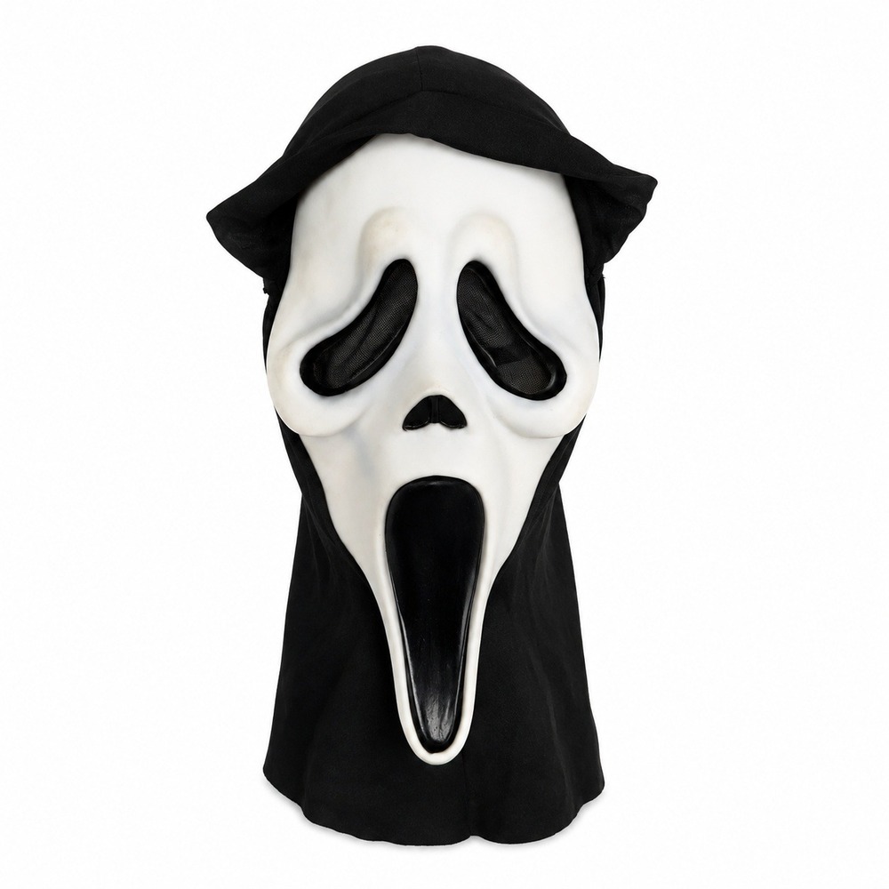 Easter Unlimited OS Scream Ghostface Mask Black Hooded Horror Halloween Cosplay